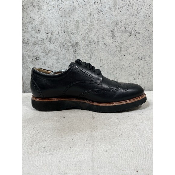 Samuel Hubbard Mens Sz 8 M2130-048 Tipping Point Oxford Shoes Black Leather EUC main image 9